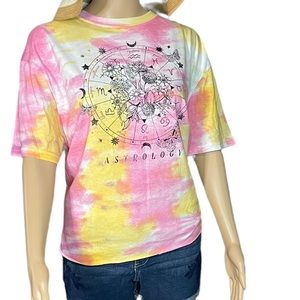 Fifth Sun Astrology Tie Dye Tee